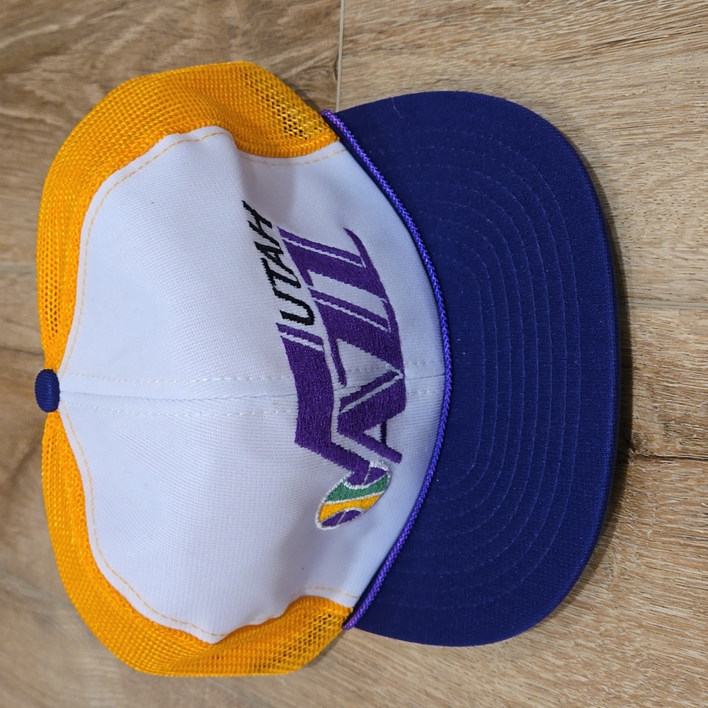 Vtg 80s NWOT Twins Utah Jazz mesh snapback Trucker hat NBA